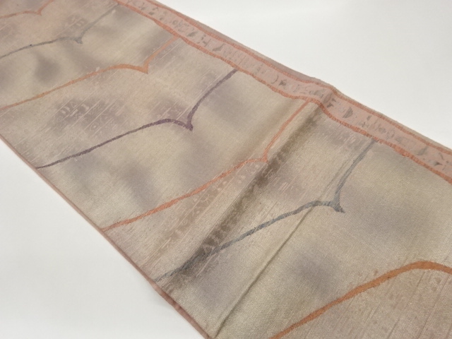 JAPANESE FUKURO OBI / TSUMUGI / WOVEN MURAL
